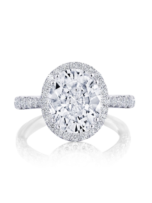 Oval Bloom Engagement Ring