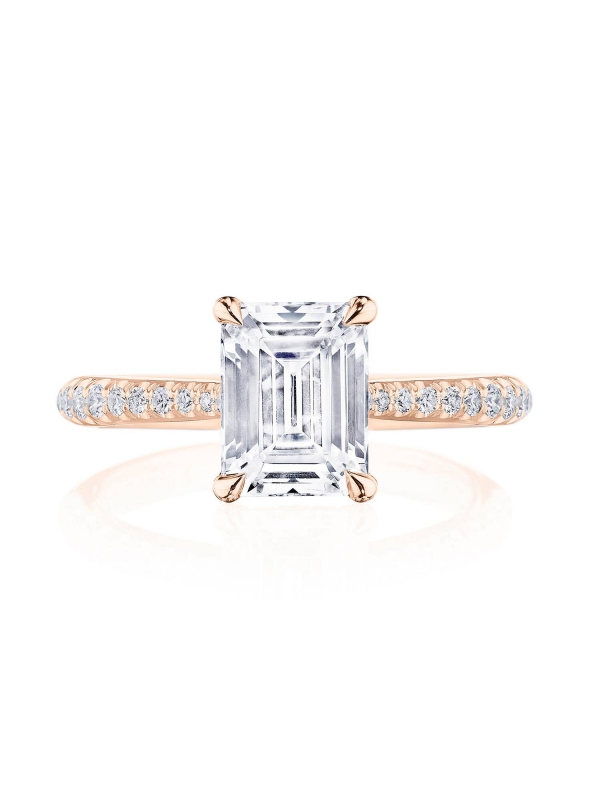 Emerald Solitaire Engagement Ring