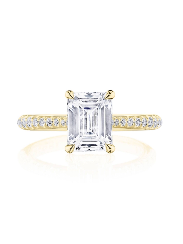 Emerald Solitaire Engagement Ring