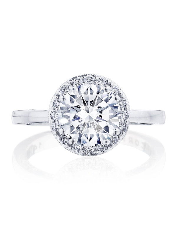 Round Bloom Engagement Ring