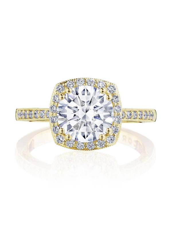 Round Bloom Engagement Ring