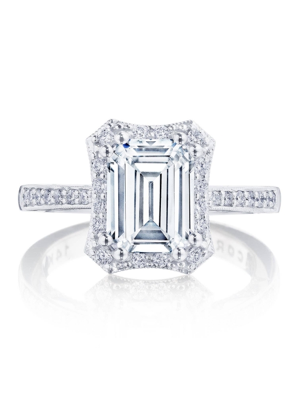 Emerald Bloom Engagement Ring