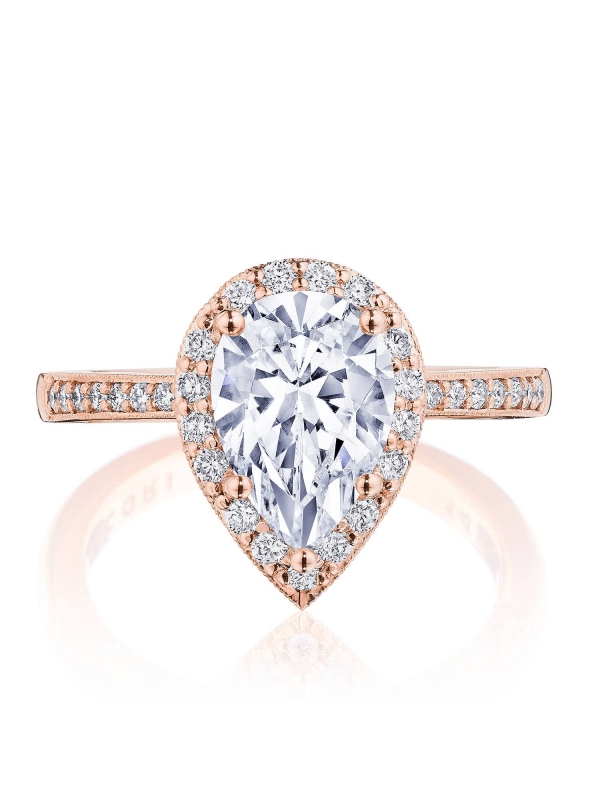 Pear Bloom Engagement Ring