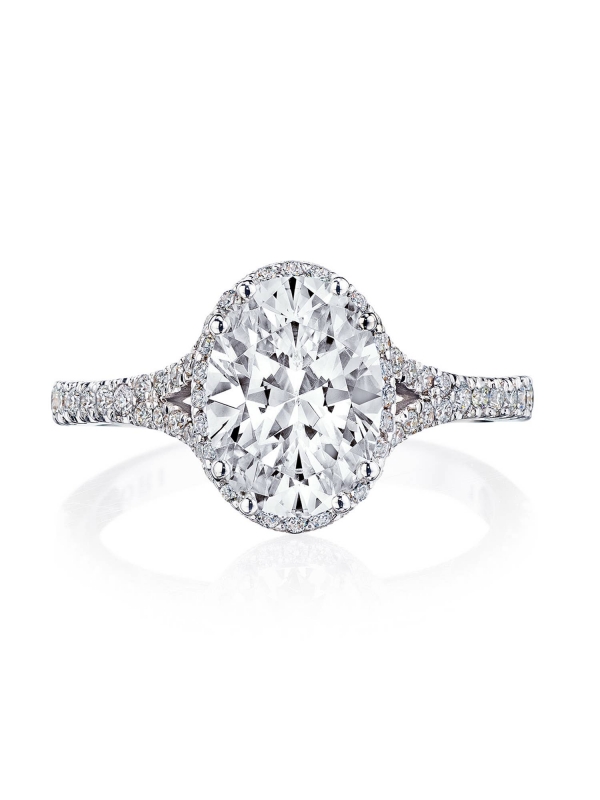 Oval Bloom Engagement Ring