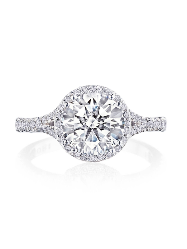 Round Bloom Engagement Ring