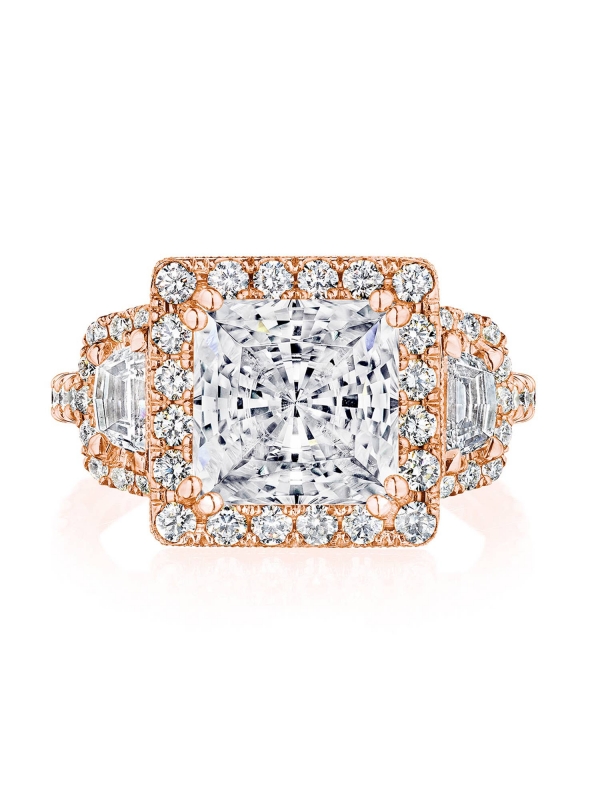 Princess 3-Stone Engagement Ring