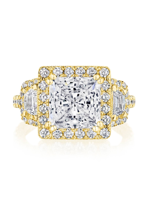 Princess 3-Stone Engagement Ring