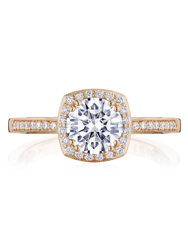 Round Bloom Engagement Ring