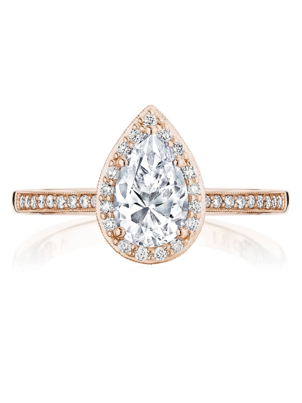 Pear Bloom Engagement Ring