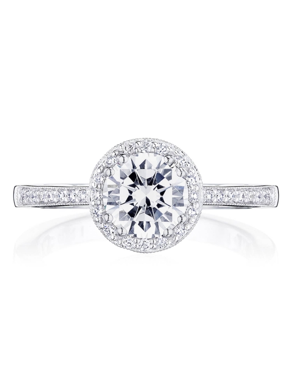 Round Bloom Engagement Ring