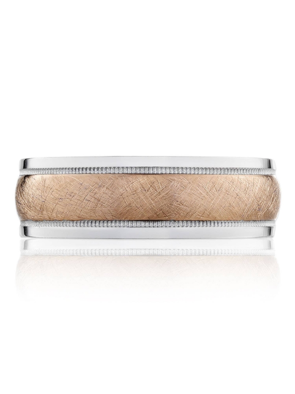 Two-Tone Finish Wedding Band