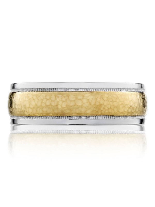Two-Tone Finish Wedding Band