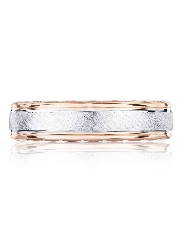 Two-Tone Finish Wedding Band