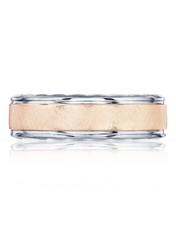 Two-Tone Finish Wedding Band