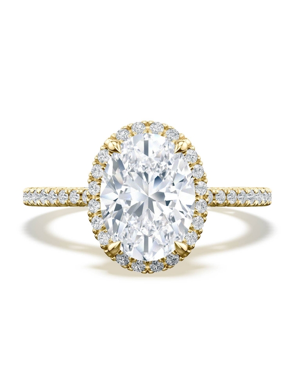 Oval Bloom Engagement Ring