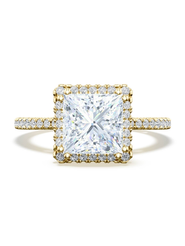 Princess Bloom Engagement Ring