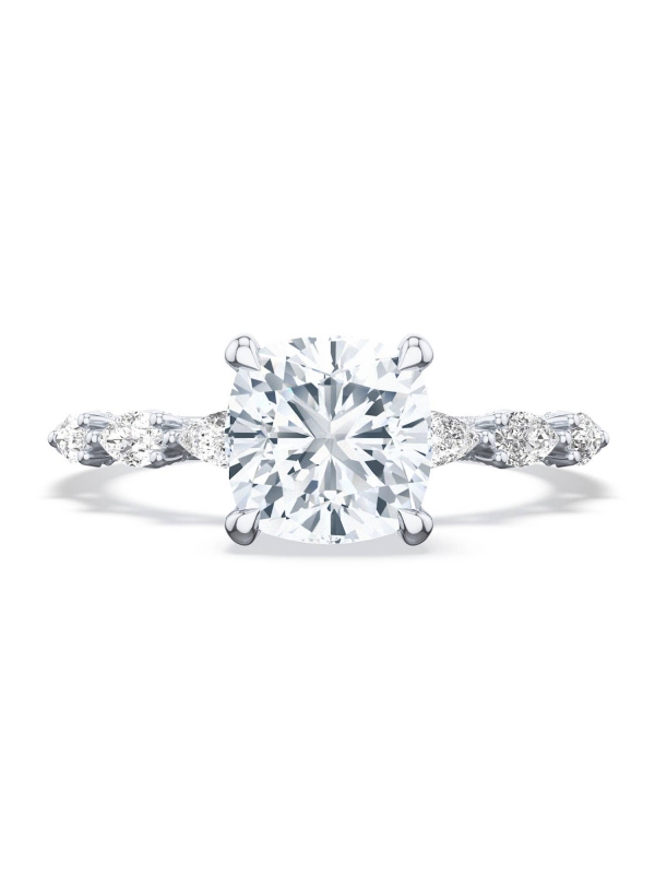 Cushion Solitaire Engagement Ring