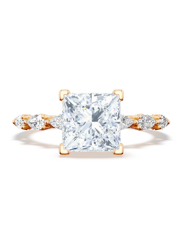 Princess Solitaire Engagement Ring