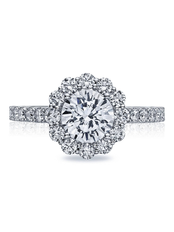 Round Bloom Engagement Ring