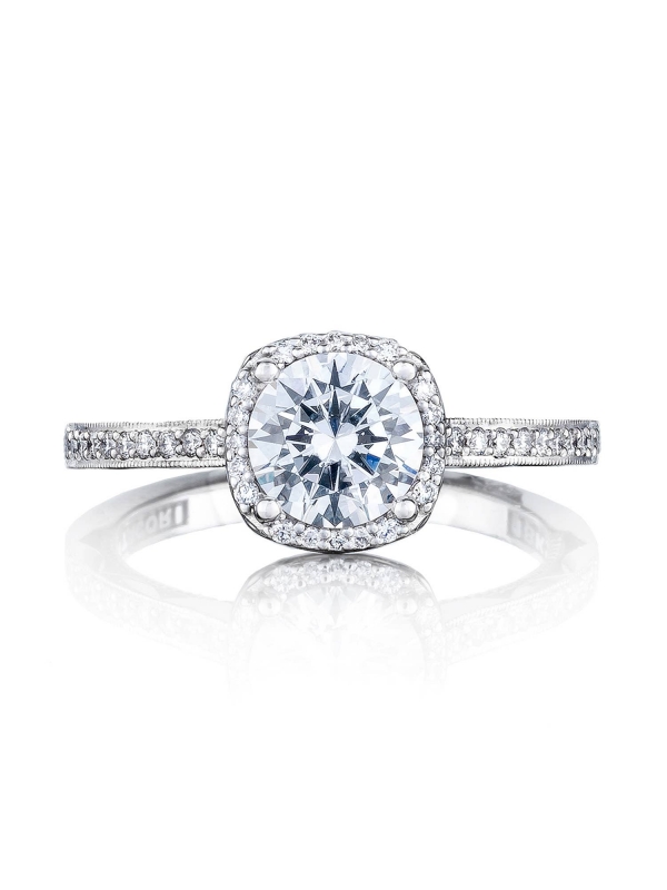 Round Bloom Engagement Ring