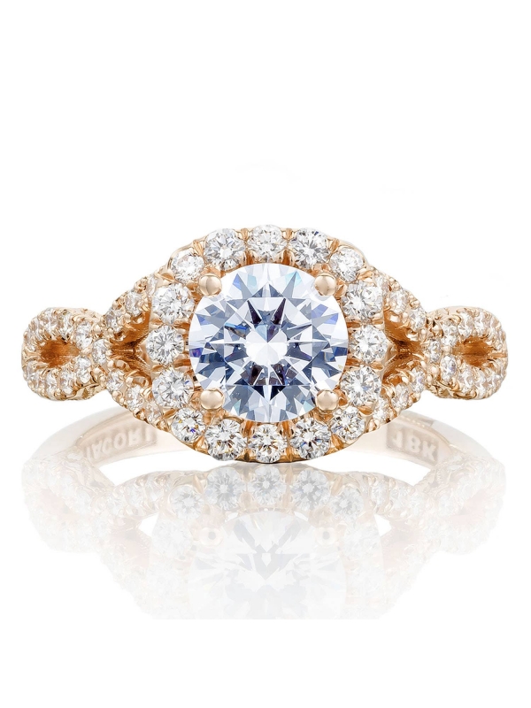 Round Bloom Engagement Ring