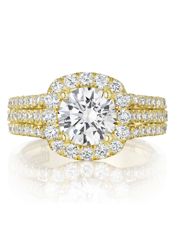 Round Bloom Engagement Ring