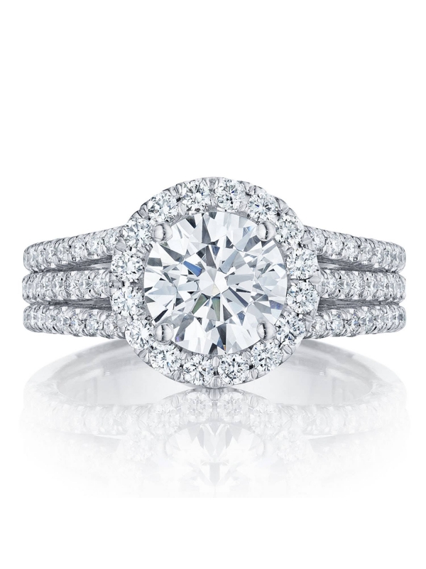 Round Bloom Engagement Ring