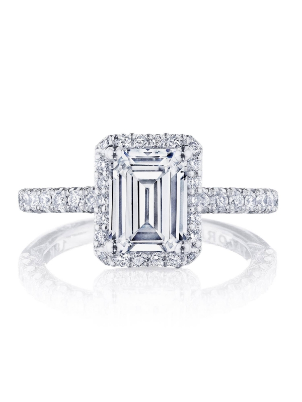 Emerald Bloom Engagement Ring