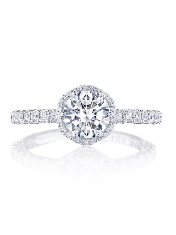 Round Bloom Engagement Ring