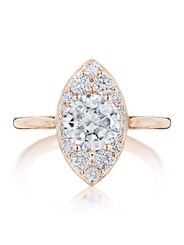 Round Bloom Engagement Ring