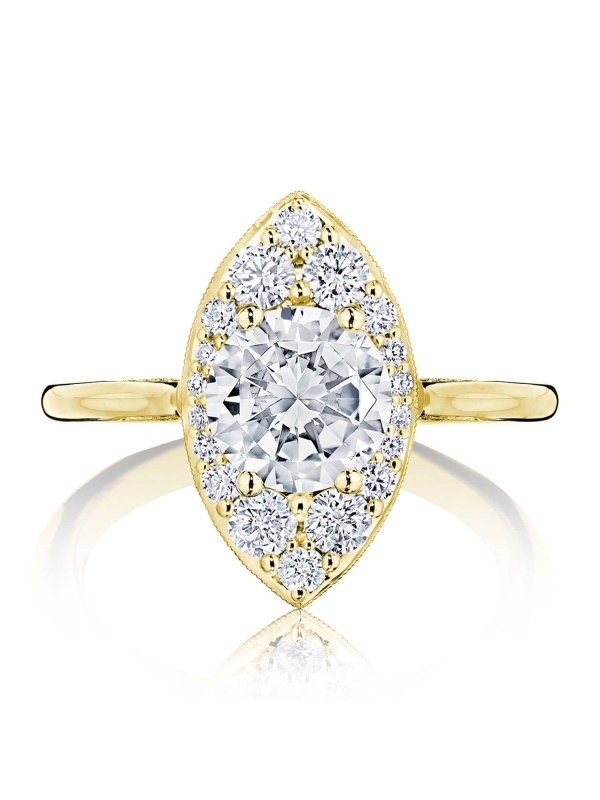 Round Bloom Engagement Ring