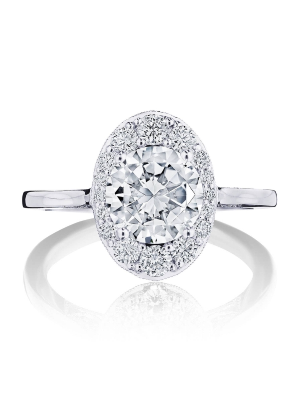 Round Bloom Engagement Ring