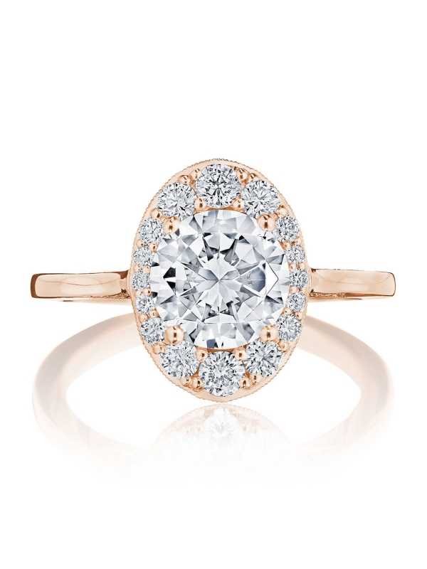 Round Bloom Engagement Ring