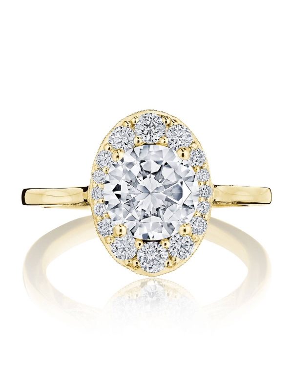 Round Bloom Engagement Ring
