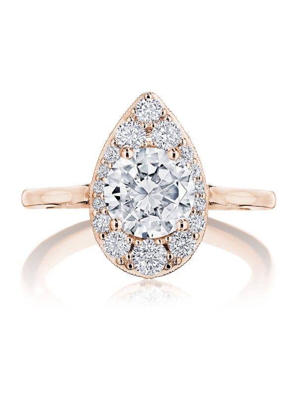 Round Bloom Engagement Ring