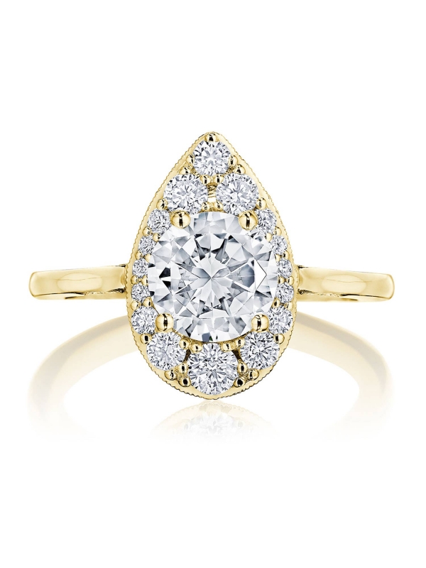 Round Bloom Engagement Ring