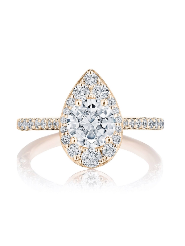 Round Bloom Engagement Ring