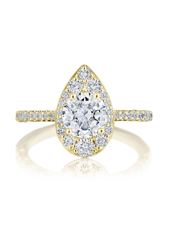 Round Bloom Engagement Ring