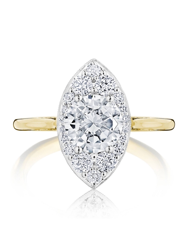 Round Bloom Engagement Ring