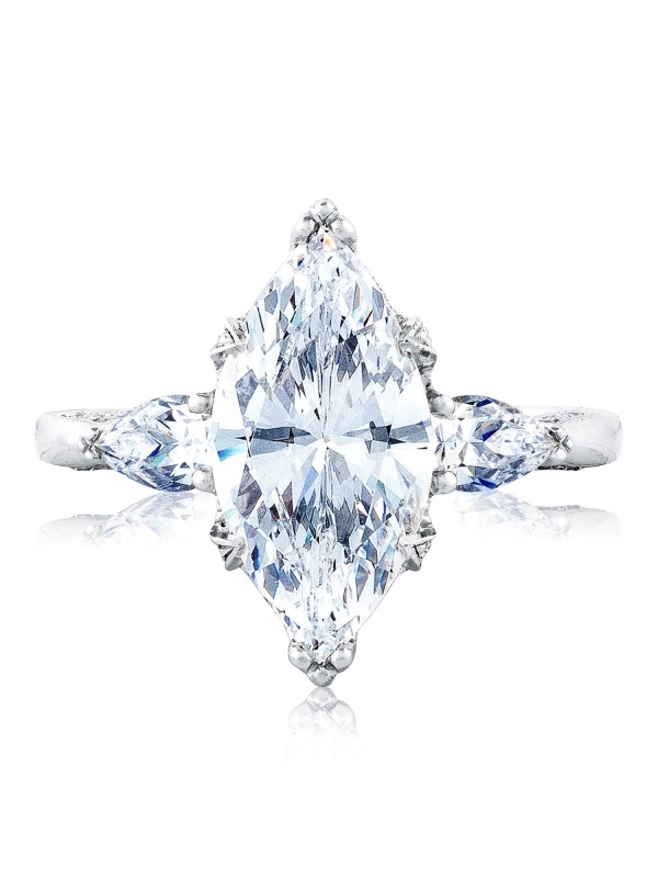 Marquise 3-Stone Engagement Ring