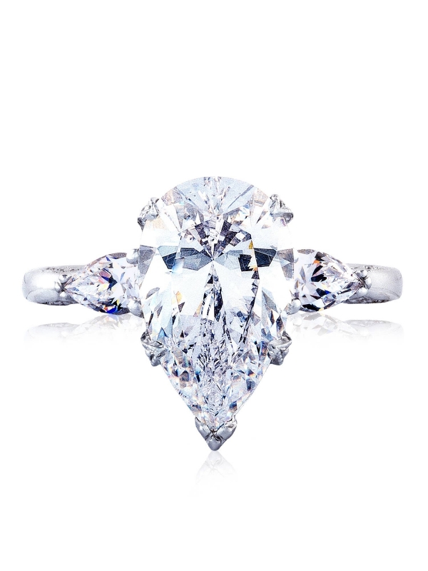 Pear 3-Stone Engagement Ring