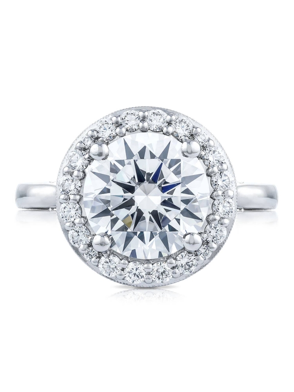 Round Bloom Engagement Ring