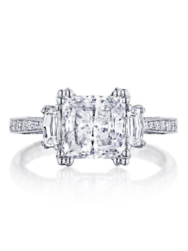Princess 3-Stone Engagement Ring