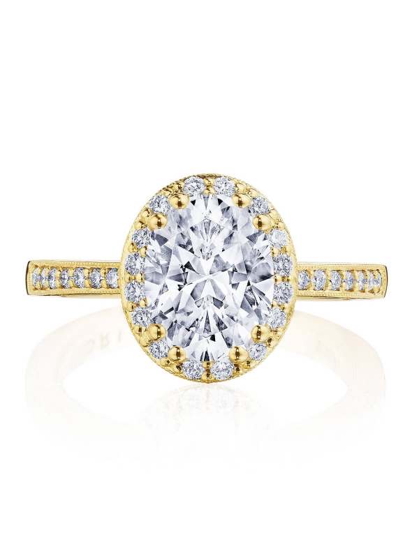 Oval Bloom Engagement Ring