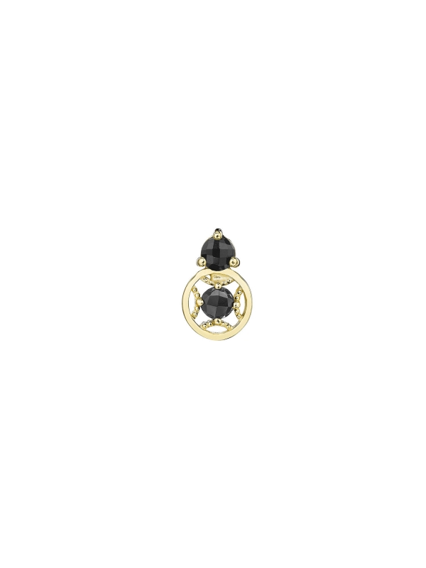 Petite Gemstone Earring with Black Onyx