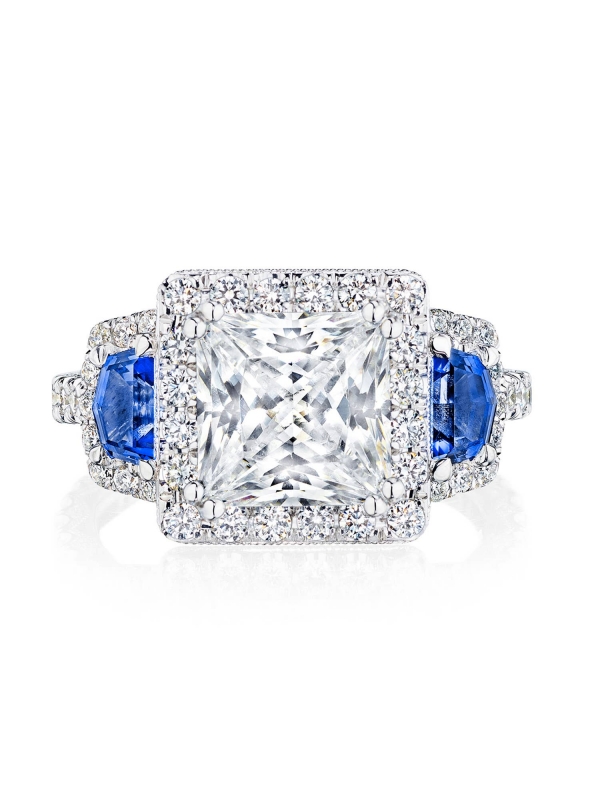 Princess 3-Stone Engagement Ring