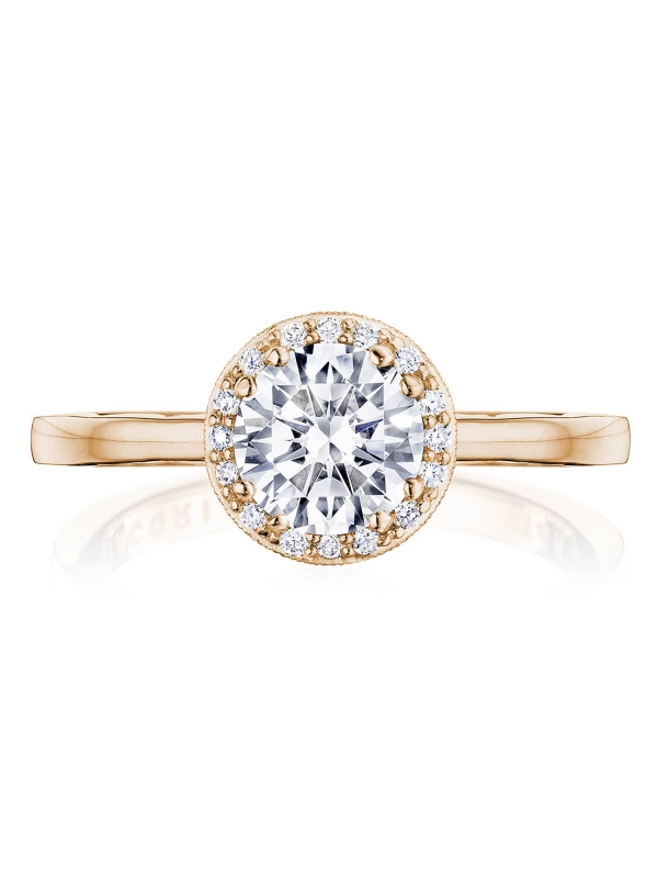 Round Bloom Engagement Ring