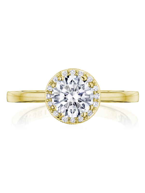 Round Bloom Engagement Ring